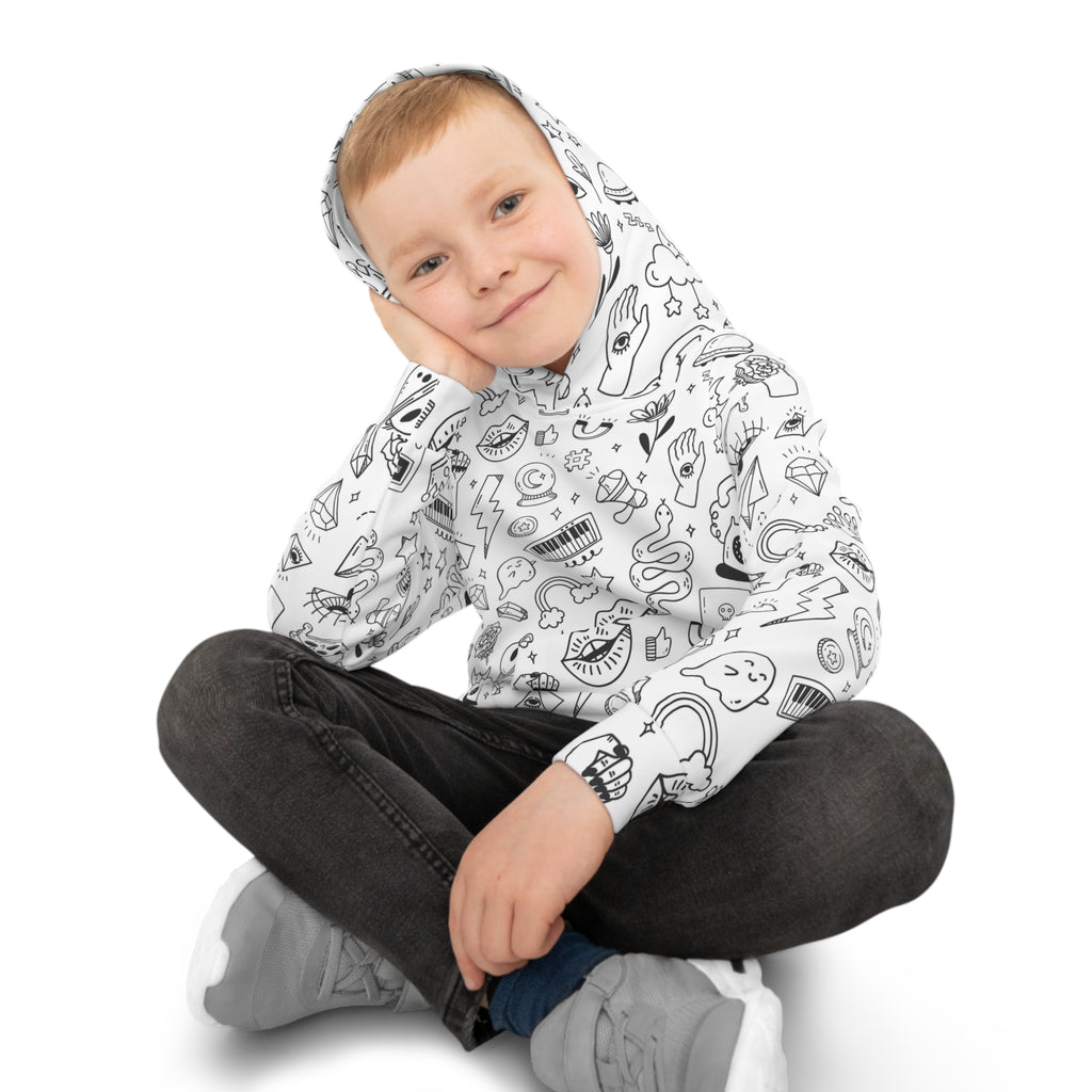 Kid's Scribble Sweats Hoodie