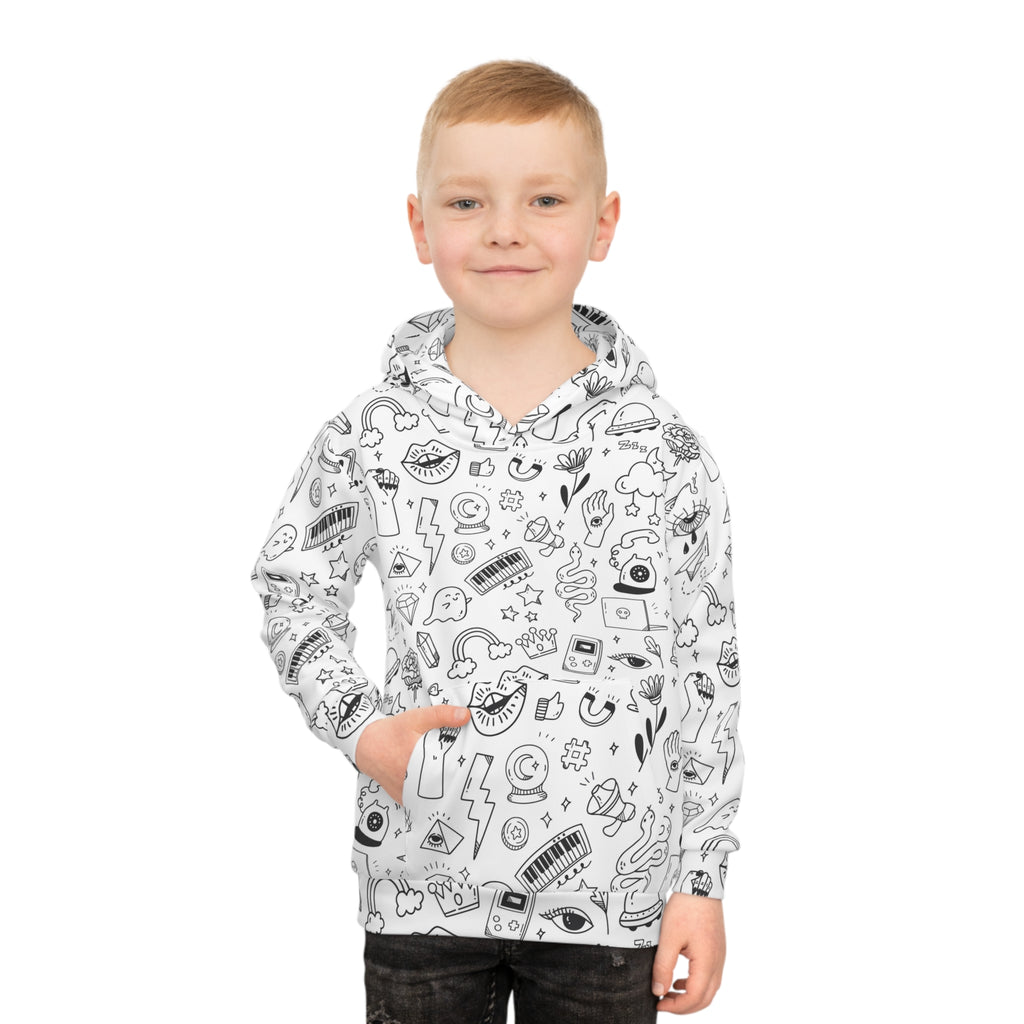 Kid's Scribble Sweats Hoodie