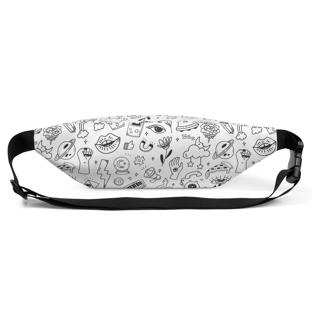 Scribble Sweats Fanny Pack