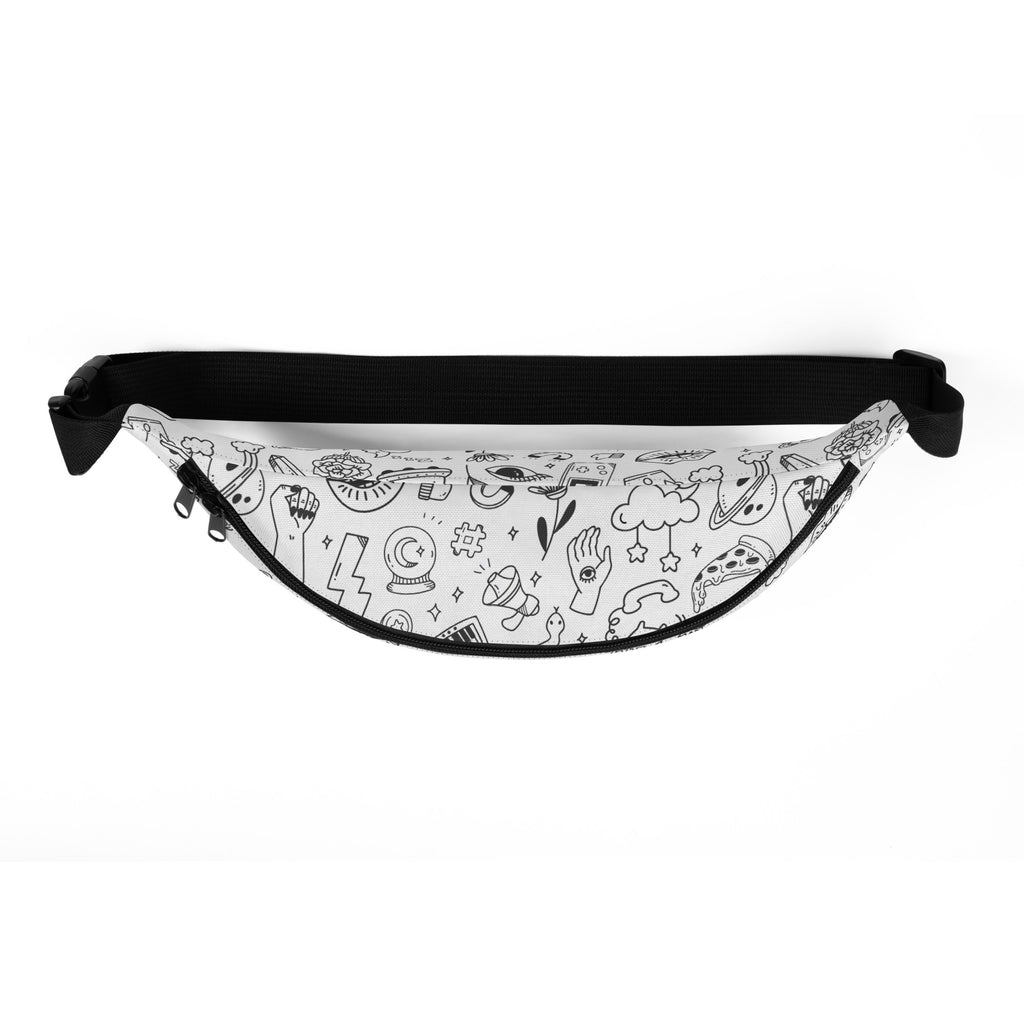 Scribble Sweats Fanny Pack