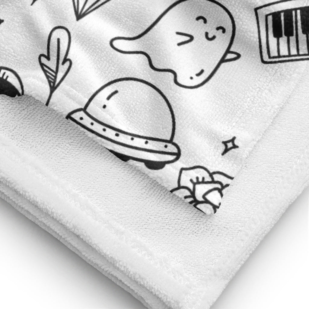 Scribble Sweats Towel