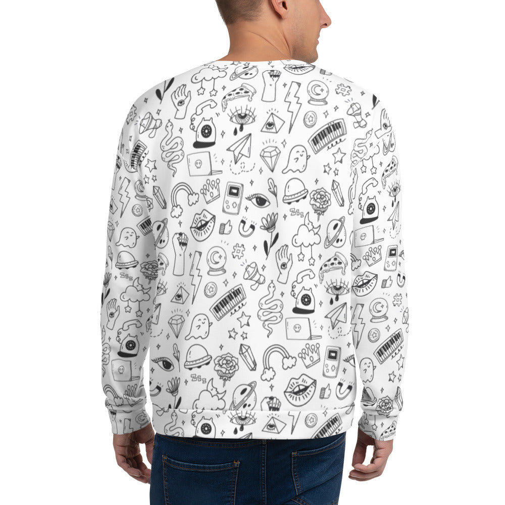 Scribble Sweats Crew Neck Sweatshirt