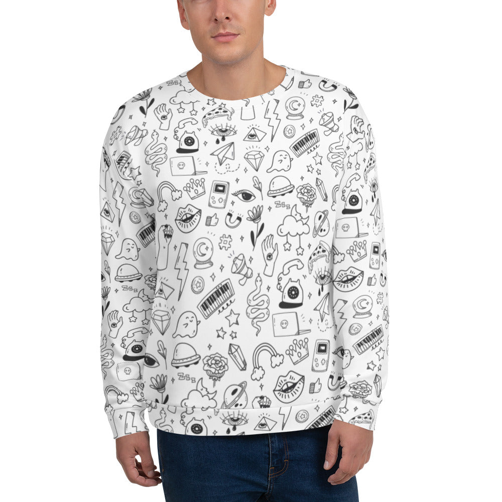 Scribble Sweats Crew Neck Sweatshirt