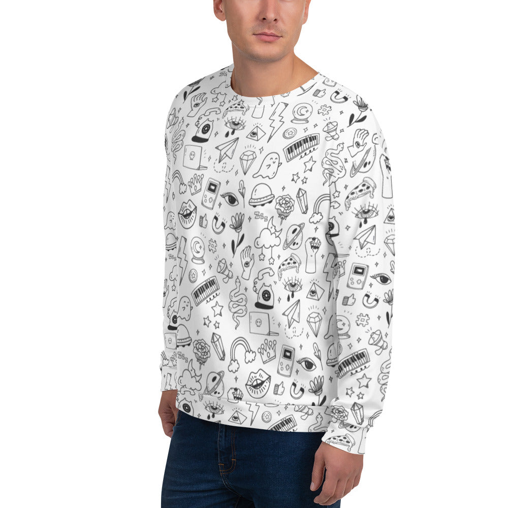 Scribble Sweats Crew Neck Sweatshirt